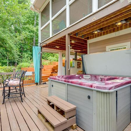 Creekside Hendersonville Haven Hot Tub And Fire Pit Esterno foto