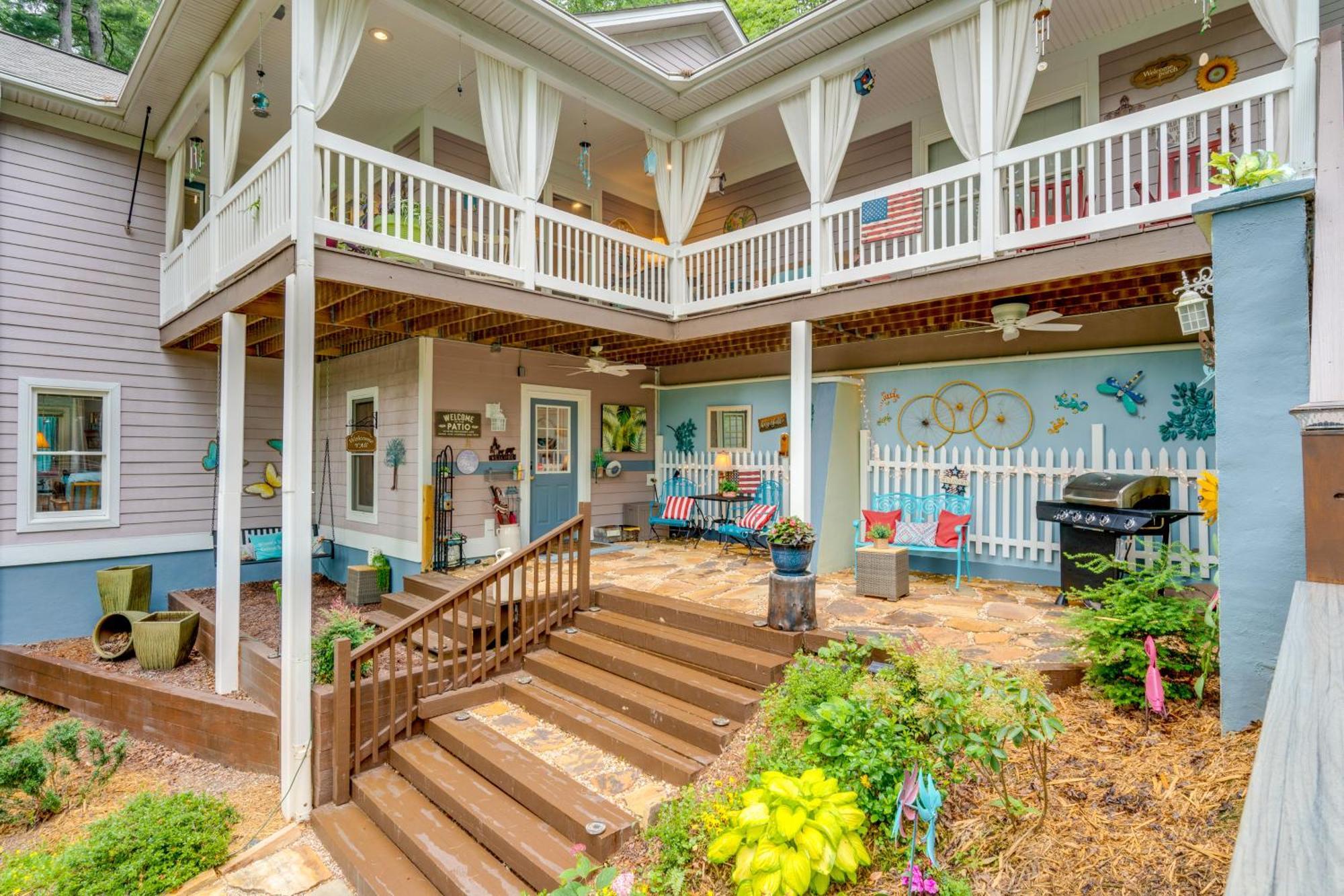 Creekside Hendersonville Haven Hot Tub And Fire Pit Esterno foto