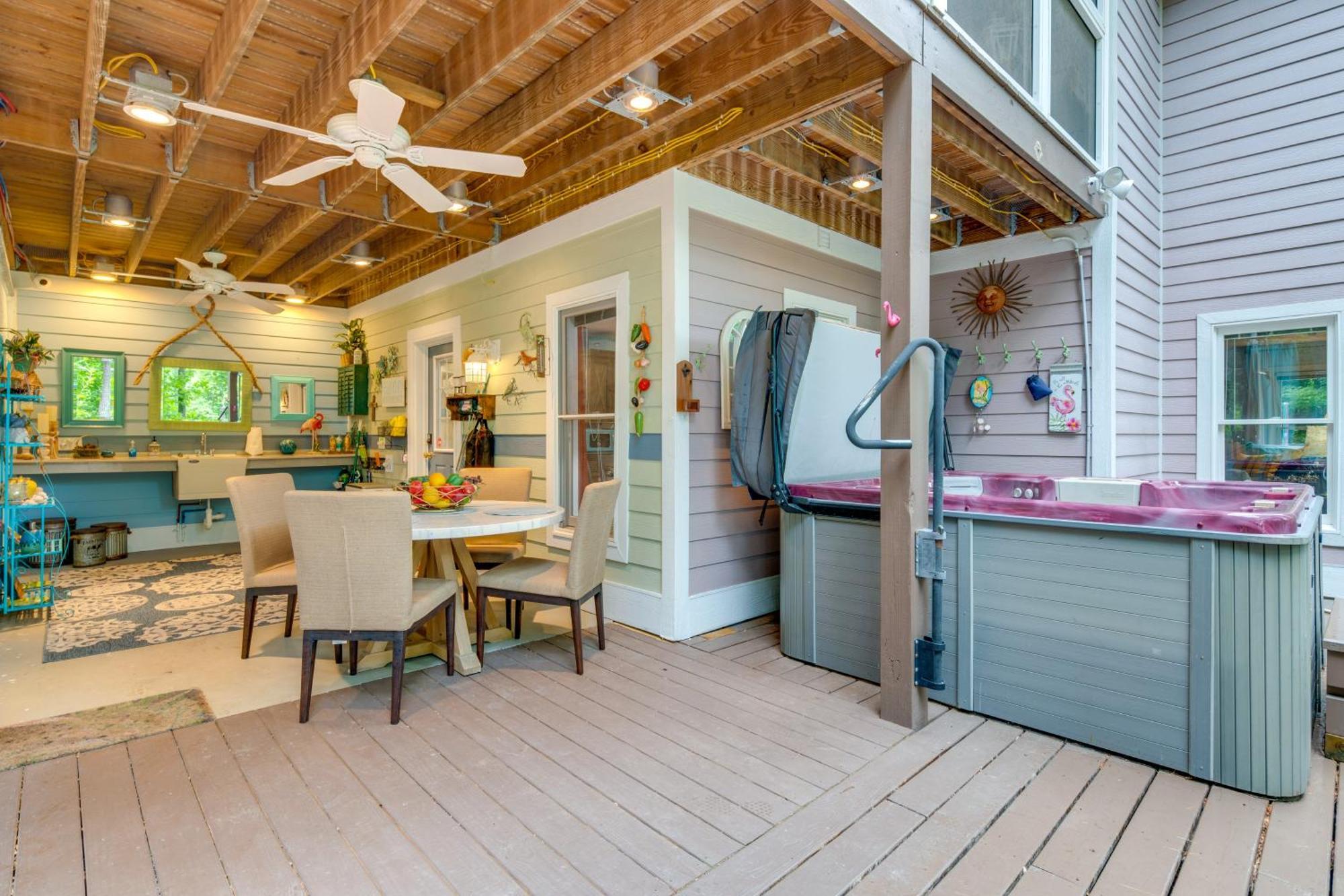 Creekside Hendersonville Haven Hot Tub And Fire Pit Esterno foto
