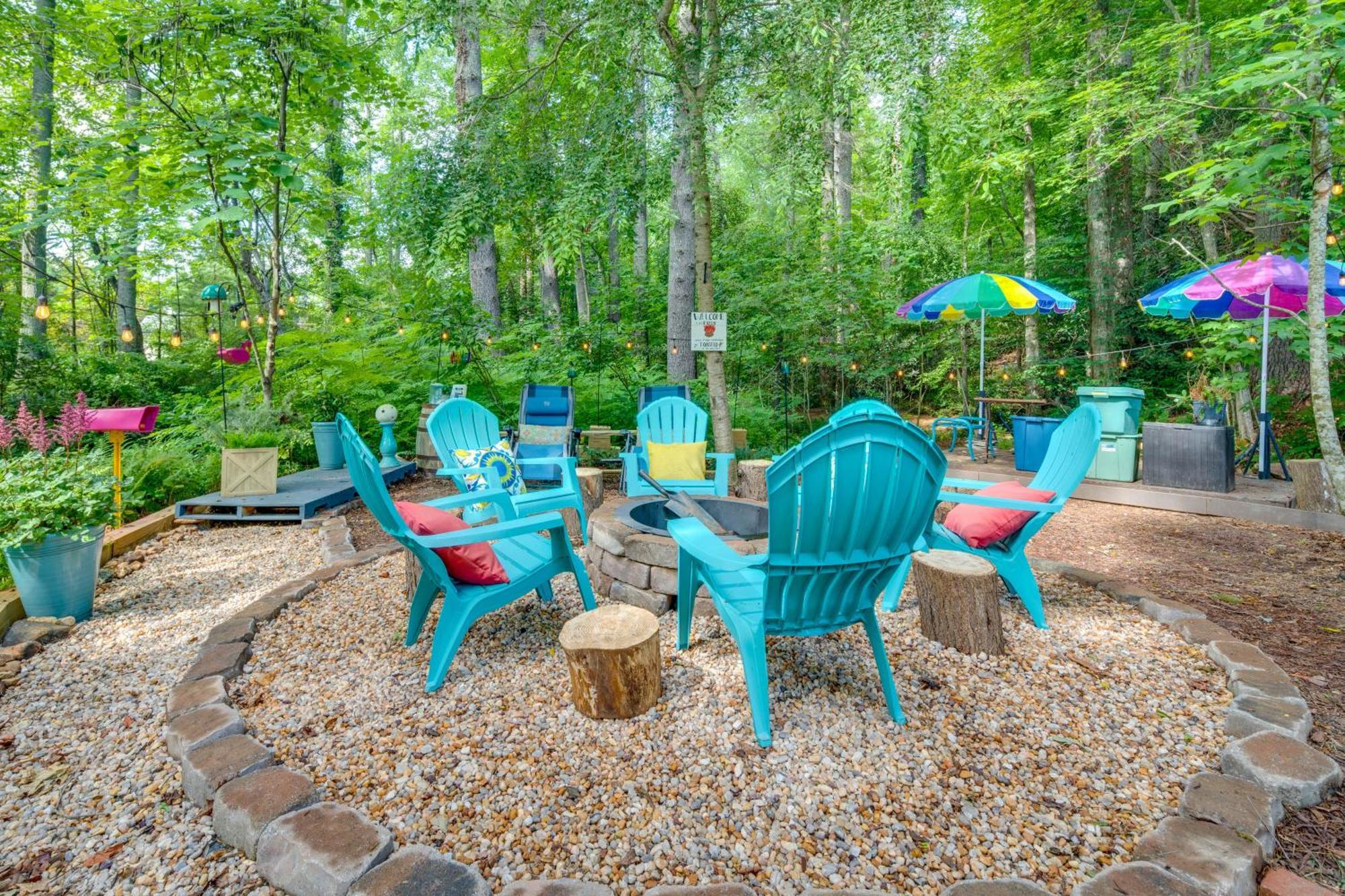 Creekside Hendersonville Haven Hot Tub And Fire Pit Esterno foto